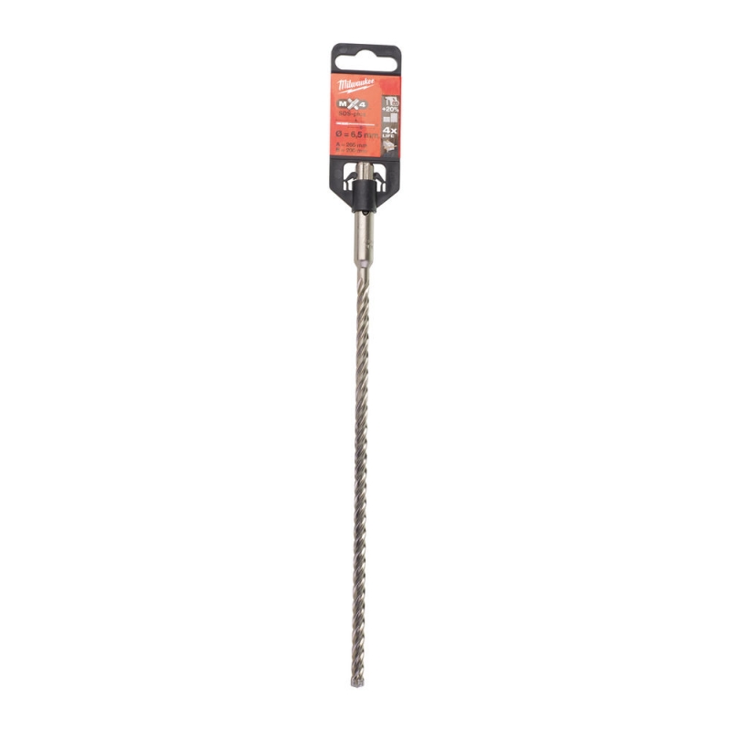 WIERTŁO SDS PLUS 6,5/200/265MM MILWAUKEE 4932352017 WIERTŁO SDS PLUS 6,5/200/265MM MILWAUKEE 4932352017