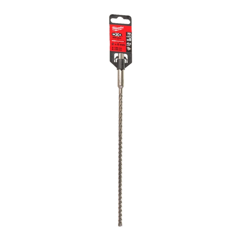 WIERTŁO SDS PLUS 6/200/265MM MILWAUKEE 4932352014 WIERTŁO SDS PLUS 6/200/265MM MILWAUKEE 4932352014