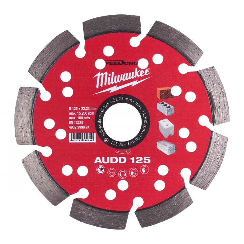 TARCZA DIAMENTOWA AUDD 125MM MILWAUKEE 4932399824