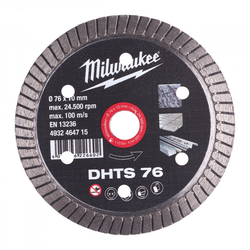 TARCZA TNĄCA DIAMENTOWA DHTS 76MM MILWAUKEE 4932464715