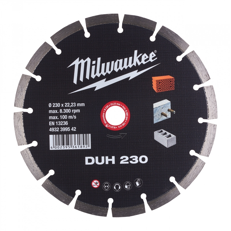 TARCZA DIAMENTOWA DUH 230X22,2MM MILWAUKEE 4932399542