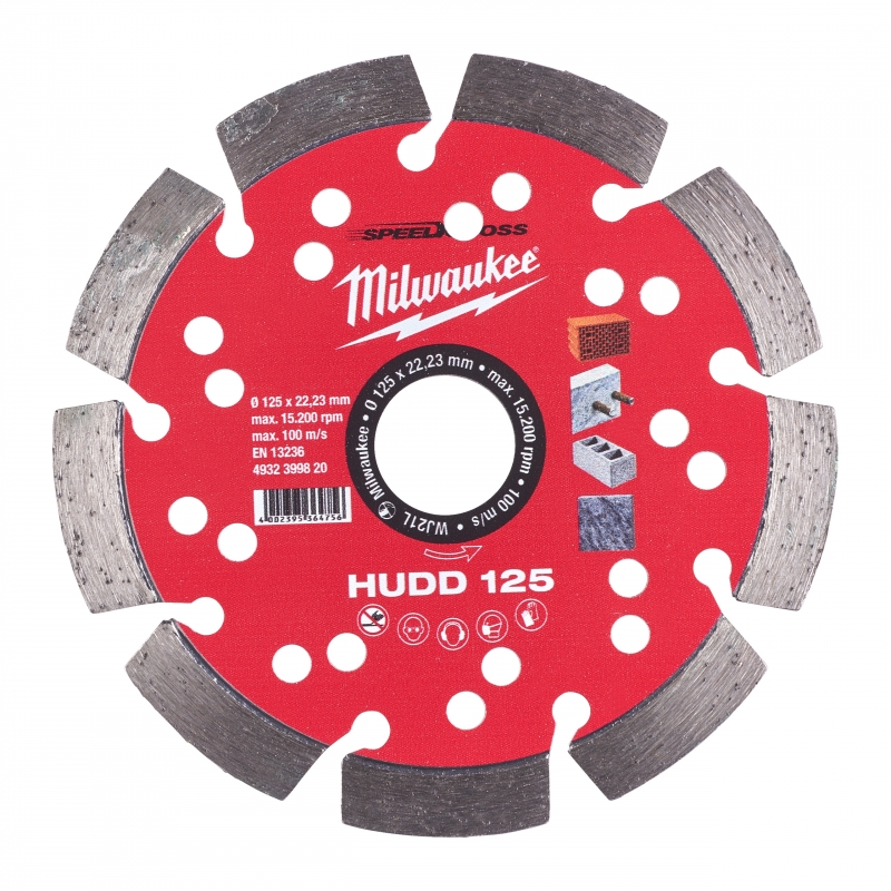 TARCZA DIAMENTOWA HUDD 125MM MILWAUKEE 4932399820