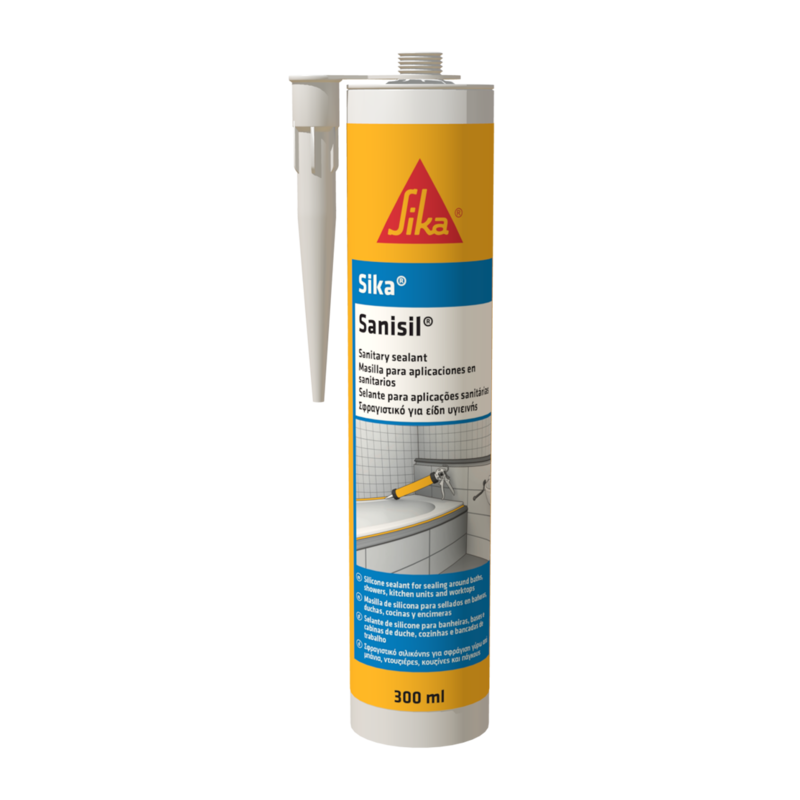 SILIKON SANITARNY BIAŁY SANISIL 300ML SIKA SILIKON SANITARNY BIAŁY SANISIL 300ML SIKA
