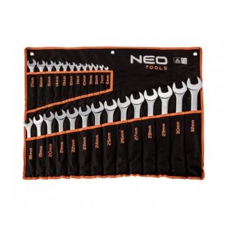 KLUCZE PŁASKO-OCZKOWE 6-32MM ZESTAW  26SZT NEO 09-754