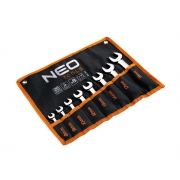 KLUCZE PŁASKO-OCZKOWE 8-19MM ZESTAW 8SZT NEO 09-791