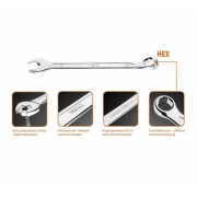 KLUCZ PŁASKO-OCZKOWY HEX/V 17X210MM NEO 09-417