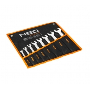 KLUCZE PŁASKIE DWUSTRONNE 6-22MM ZESTAW  8SZT NEO 09-851