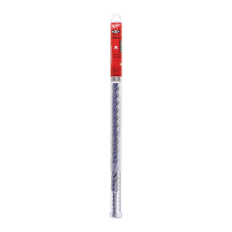 WIERTŁO SDS PLUS 18x200/250MM MILWAUKEE 4932356503 WIERTŁO SDS PLUS 18x200/250MM MILWAUKEE 4932356503