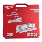 ZESTAW NASADEK Z GRZECHOTKĄ 3/8" 56 SZT. MILWAUKEE 4932464946