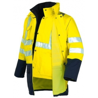 KURTKA Z PODP. 3V1TRIPLO 04630N rozm XL ŻÓŁTA-ODBLASK INDUSTRIAL STARTER