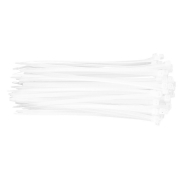 Opaski zaciskowe 4.8 x 200 mm, TOPEX 75 szt., białe 44E977