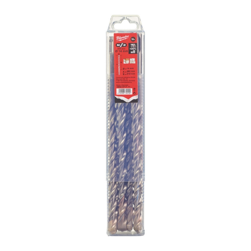 WIERTŁO SDS PLUS 14/210/260MM MILWAUKEE 4932371711 WIERTŁO SDS PLUS 14/210/260MM MILWAUKEE 4932371711