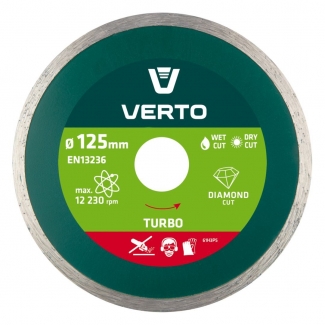 TARCZA DIAMENTOWA 125X22,2MM PEŁNA VERTO 61H2P5