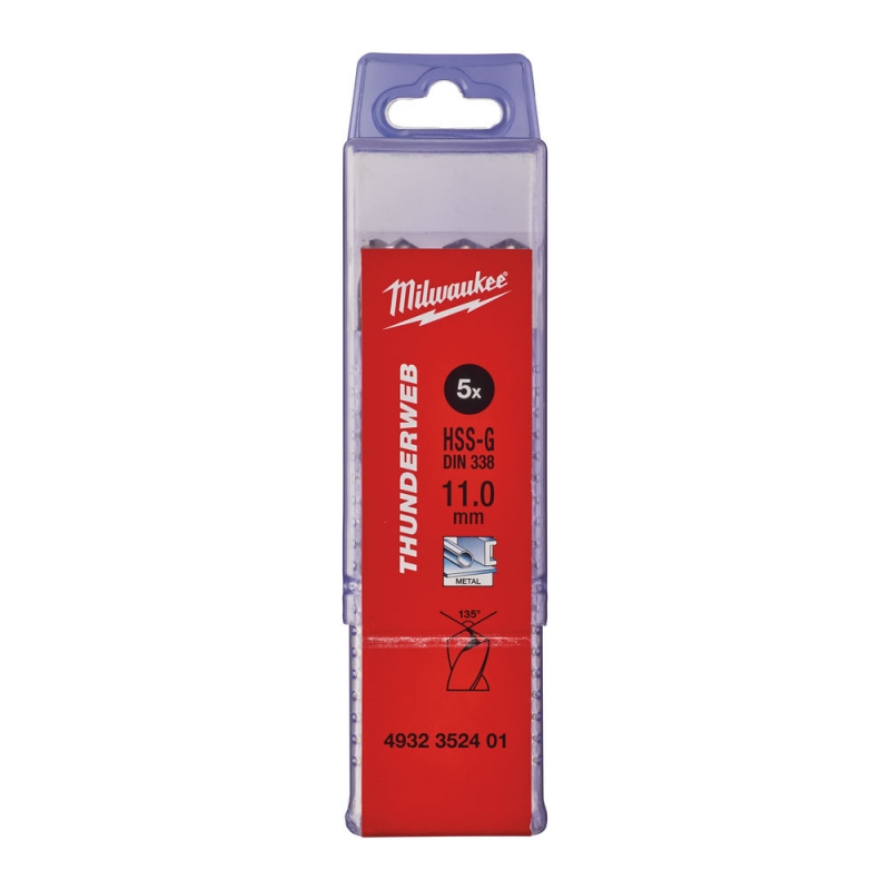 WIERTŁO HSS-G THUNDERWEB 11,0MM MILWAUKEE 4932352401 WIERTŁO HSS-G THUNDERWEB 11,0MM MILWAUKEE 4932352401