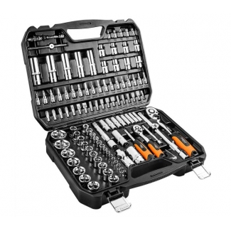 KLUCZE NASADOWE 1/4" 1/2" ZESTAW 110SZT NEO 08-666