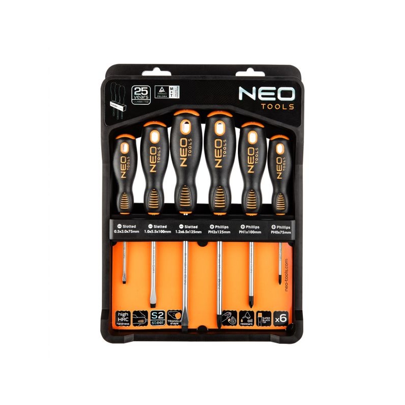 ZESTAW WKRĘTAKÓW 6SZT NEO 04-213
