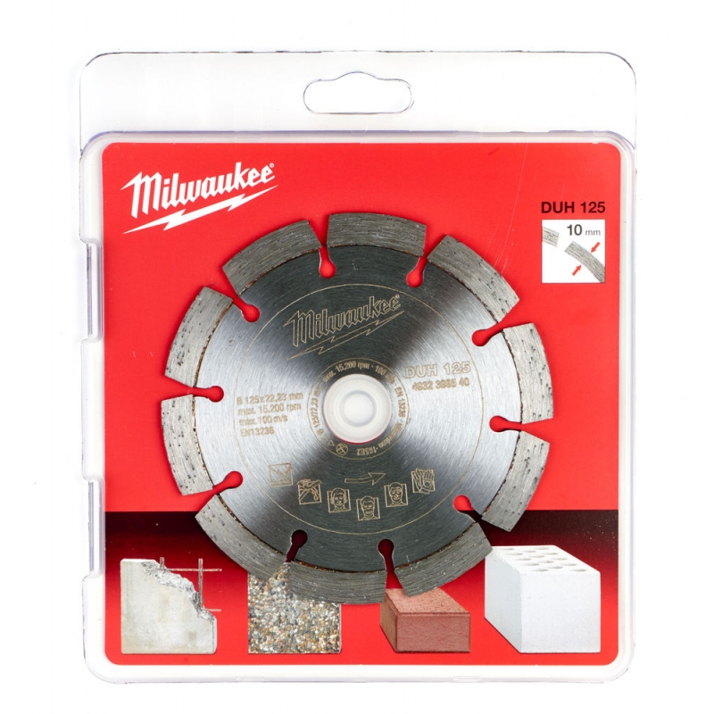 TARCZA DIAMENTOWA DUH 125X22,2MM MILWAUKEE 4932399540 TARCZA DIAMENTOWA DUH 125X22,2MM MILWAUKEE 4932399540
