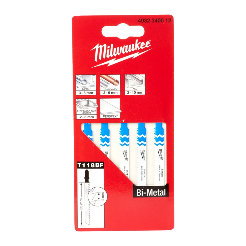 BRZESZCZOTY 55/2MM BI-METAL MILWAUKEE 4932340012 BRZESZCZOTY 55/2MM BI-METAL MILWAUKEE 4932340012