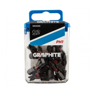 BIT UDAROWY PH1 x 25mm GRAPHITE 56H530  (OPAK=20SZT)