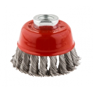 SZCZOTKA DRUCIANA DOCZOŁOWA 80MMXM14 INOX GRAPHITE 57H582