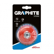 SZCZOTKA DRUCIANA DOCZOŁOWA 80MMXM14 INOX GRAPHITE 57H582