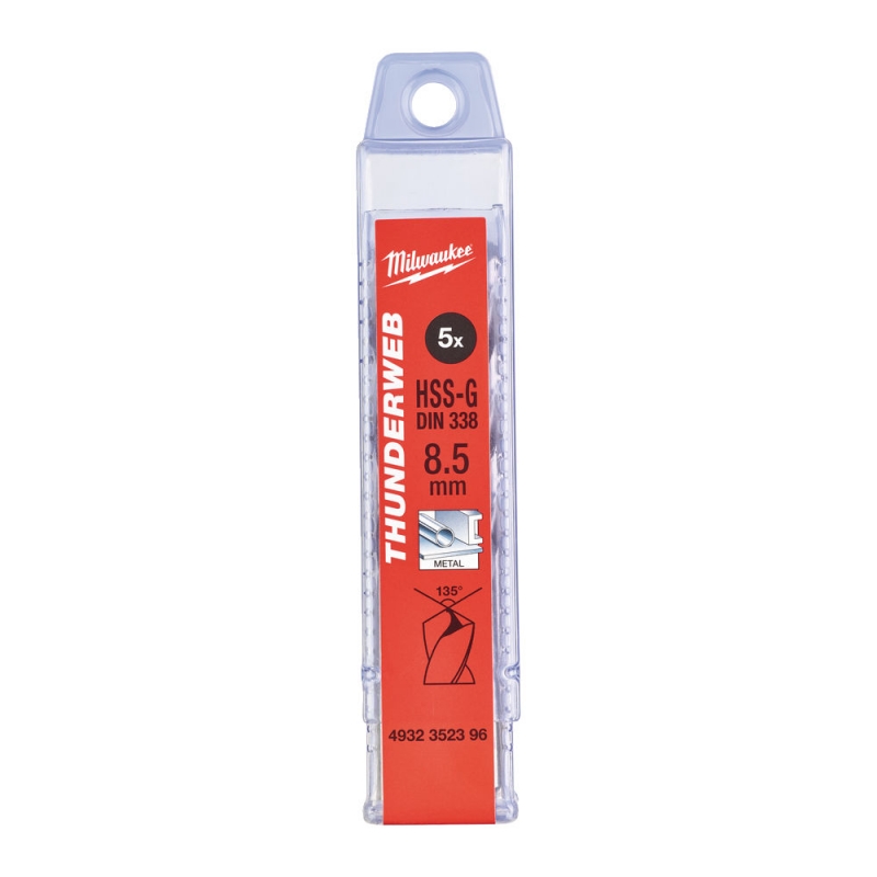 WIERTŁO HSS-G THUNDERWEB 8,5MM MILWAUKEE 4932352396 WIERTŁO HSS-G THUNDERWEB 8,5MM MILWAUKEE 4932352396