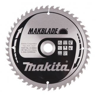 TARCZA TNĄCA 190X20 48Z MAKITA B-08953