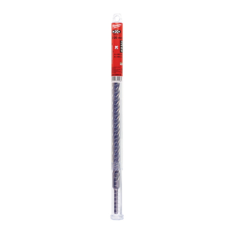 WIERTŁO SDS PLUS 20X400/450MM MILWAUKEE 4932356505 WIERTŁO SDS PLUS 20X400/450MM MILWAUKEE 4932356505