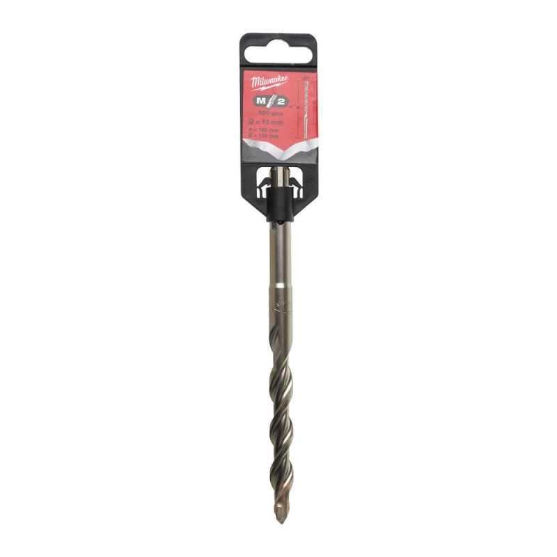 WIERTŁO UDAROWE SDS PLUS 12/100/160MM MILWAUKEE 4932307075 WIERTŁO UDAROWE SDS PLUS 12/100/160MM MILWAUKEE 4932307075