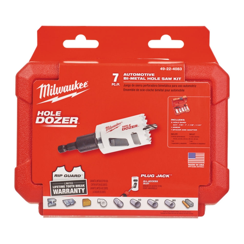 ZESTAW OTWORNIC BI-METAL MILWAUKEE 49224083