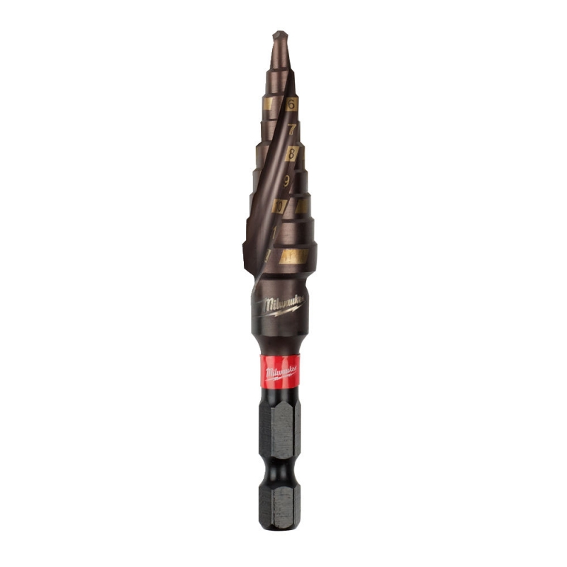 WIERTŁO STOPNIOWE UDAROWE SHOCKWAVE 4-12/1mm MILWAUKEE 48899261 WIERTŁO STOPNIOWE UDAROWE SHOCKWAVE 4-12/1mm MILWAUKEE 48899261