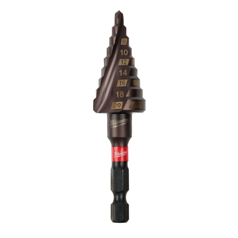 WIERTŁO STOPNIOWE UDAROWE 4-20mm MILWAUKEE 48899263 WIERTŁO STOPNIOWE UDAROWE 4-20mm MILWAUKEE 48899263