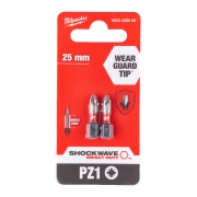 BIT SHOCKWAVE PZ1 25MM MILWAUKEE 4932430860