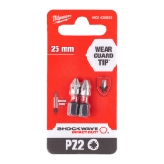 BIT SHOCKWAVE  PZ2 25MM MILWAUKEE 4932430863