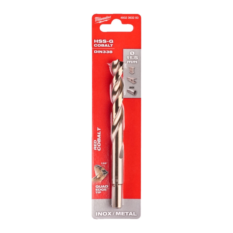 WIERTŁO HSS-G CO 11,5 MM MILWAUKEE 4932363283