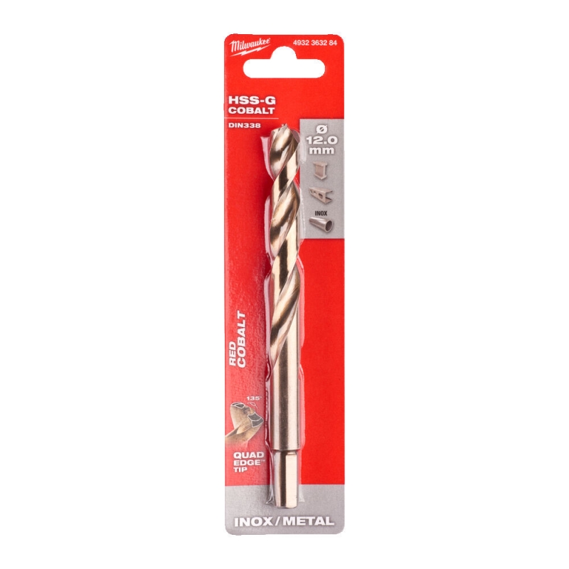 WIERTŁO HSS-CO 12,0 MM MILWAUKEE 4932363284