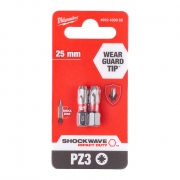 BIT SHOCKWAVE PZ3 25MM MILWAUKEE 4932430868