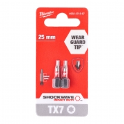 BIT SHOCKWAVE TX7 25MM MILWAUKEE 4932471567