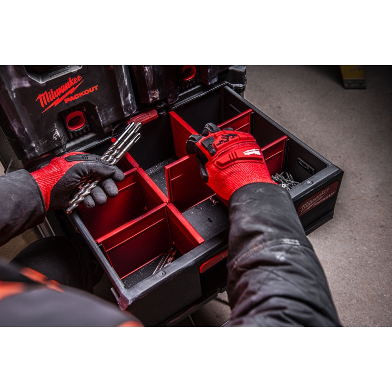 SKRZYNIA PACKOUT Z 2 SZUFLADAMI MILWAUKEE 4932472129 SKRZYNIA PACKOUT Z 2 SZUFLADAMI MILWAUKEE 4932472129
