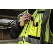 KAMIZELKA ŻÓŁTA - 2XL/3XL O INTENSYWNEJ WIDZIALNOŚCI