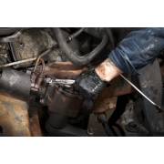 ZESTAW KLUCZY PŁASKO-OCZKOWYCH 7 SZT.  Z RUCHOMĄ GŁÓWKĄ GRZECHOTKI - METRYCZNY