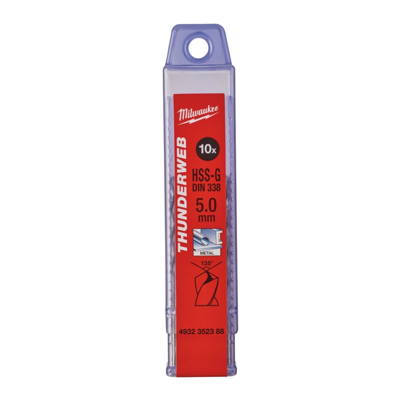 WIERTŁO HSS-G THUNDERWEB 5,0MM MILWAUKEE 4932352388 WIERTŁO HSS-G THUNDERWEB 5,0MM MILWAUKEE 4932352388
