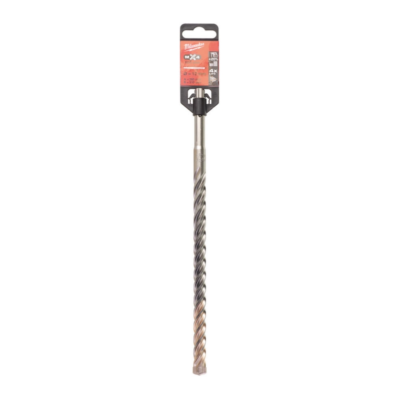 WIERTŁO SDS PLUS 12/200/260 MM MILWAUKEE 4932352033 WIERTŁO SDS PLUS 12/200/260 MM MILWAUKEE 4932352033