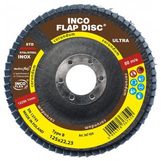 TARCZA LAMELKOWA ULTRA CORUND 125mm P40