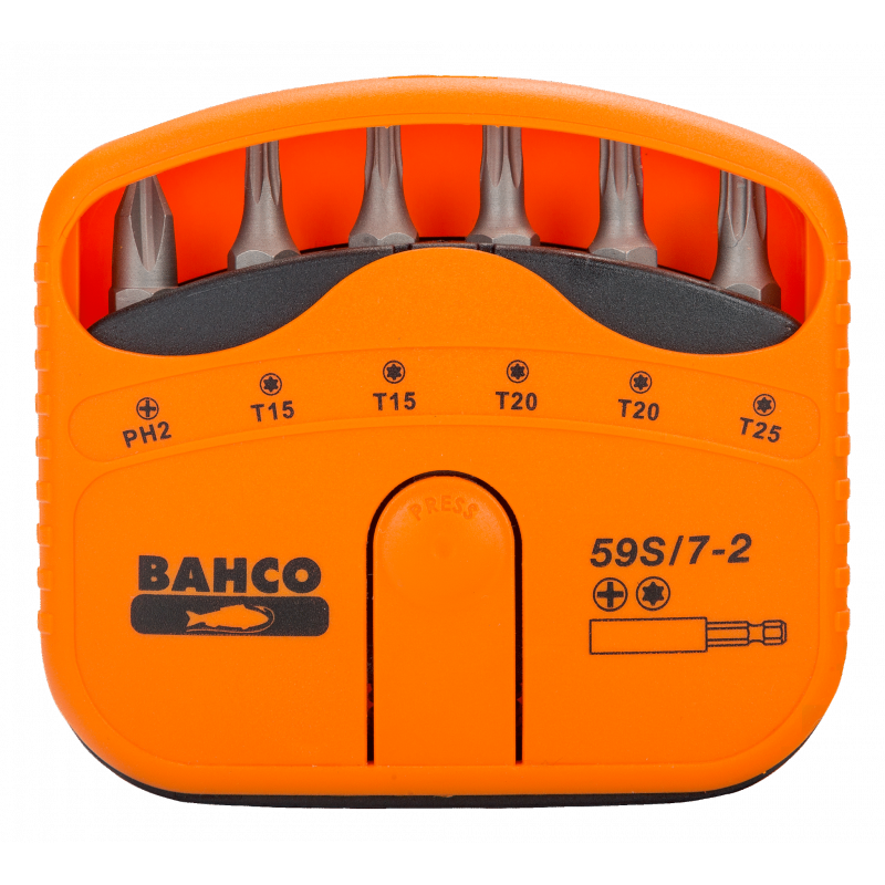 ZESTAW BITÓW +UCHWYT 59S/7-2 BAHCO ZESTAW BITÓW +UCHWYT 59S/7-2 BAHCO