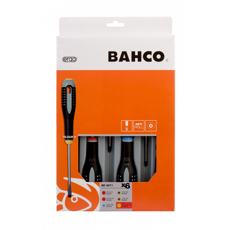 ZESTAW WKRĘTAKÓW BAHCO BE-9871