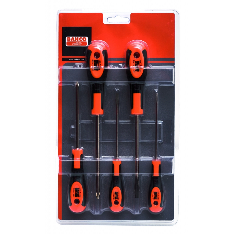 ZESTAW WKRĘTAKÓW PŁ/PH1/PH2 BAHCO 604-5