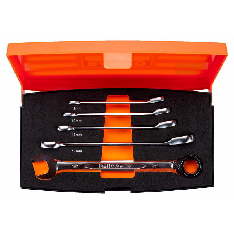 Zestaw kluczy PŁASKO-OCZKOWYCH BAHCO 1RM/S5