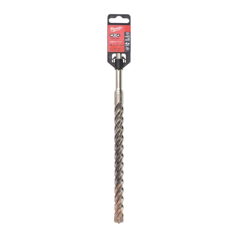 WIERTŁO SDS PLUS 15/200/260MM MILWAUKEE 4932352952 WIERTŁO SDS PLUS 15/200/260MM MILWAUKEE 4932352952